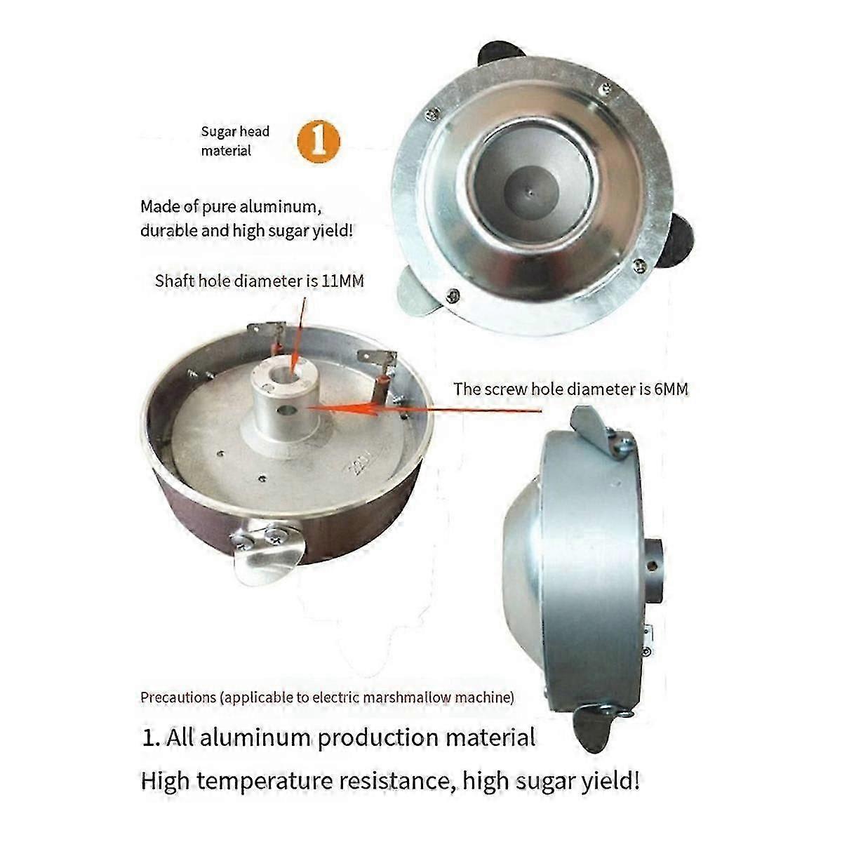 Spares for Cotton Candy Machine - Electric Flusher Set — view 4