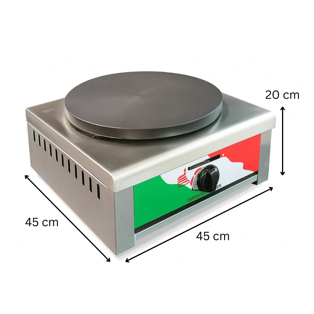 Gas Non-Rotating Crepe/Dosa Maker (Tawa Diameter: 40cm) — view 2