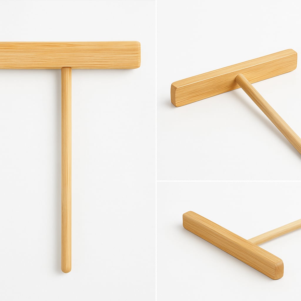 Spares for Crepe/Dosa Maker - Wooden Bamboo Batter/Crepe Spreader — view 7
