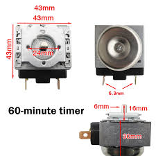 Spares for Electric Pizza Oven HS1S/2S & 1/2AMS - Timer with Knob (60 min) — view 2