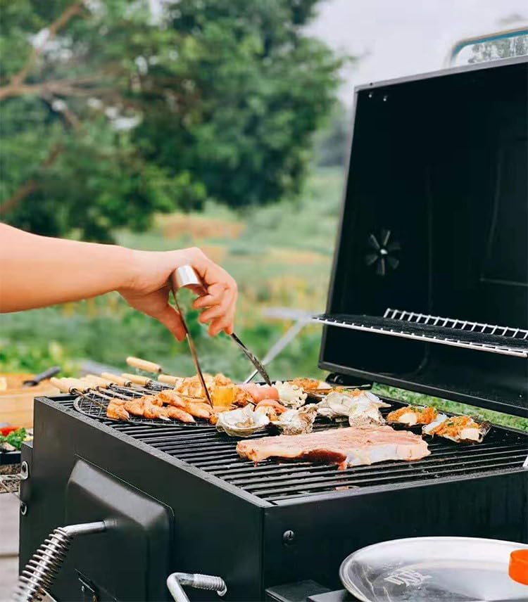 MS Rectangle Barbeque Grill with Temperature Sensor — view 3