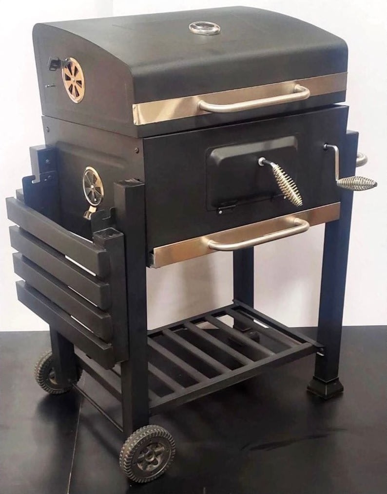 MS Rectangle Barbeque Grill with Temperature Sensor — view 6