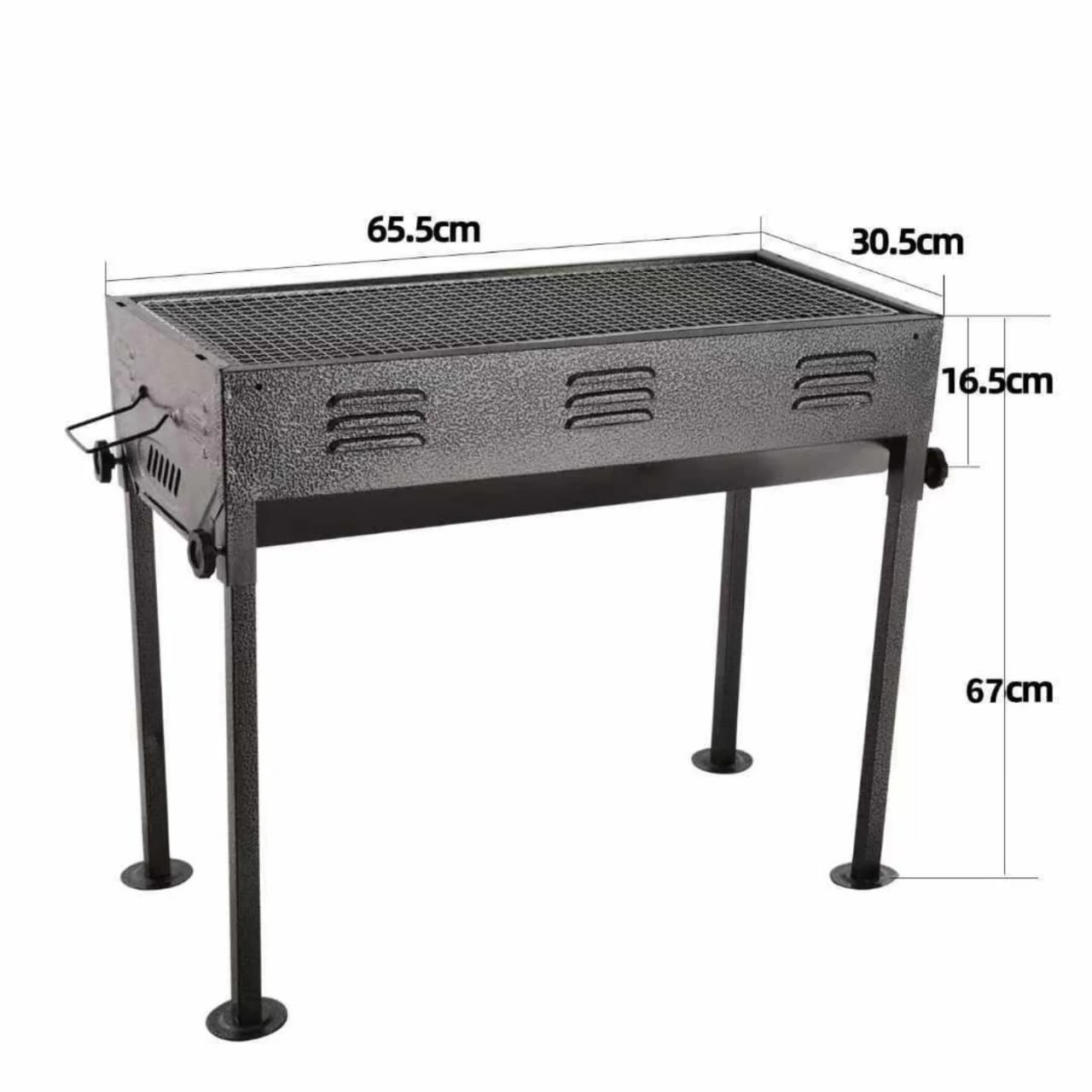 MS Rectangle Barbeque Grill with Removable Legs — view 2