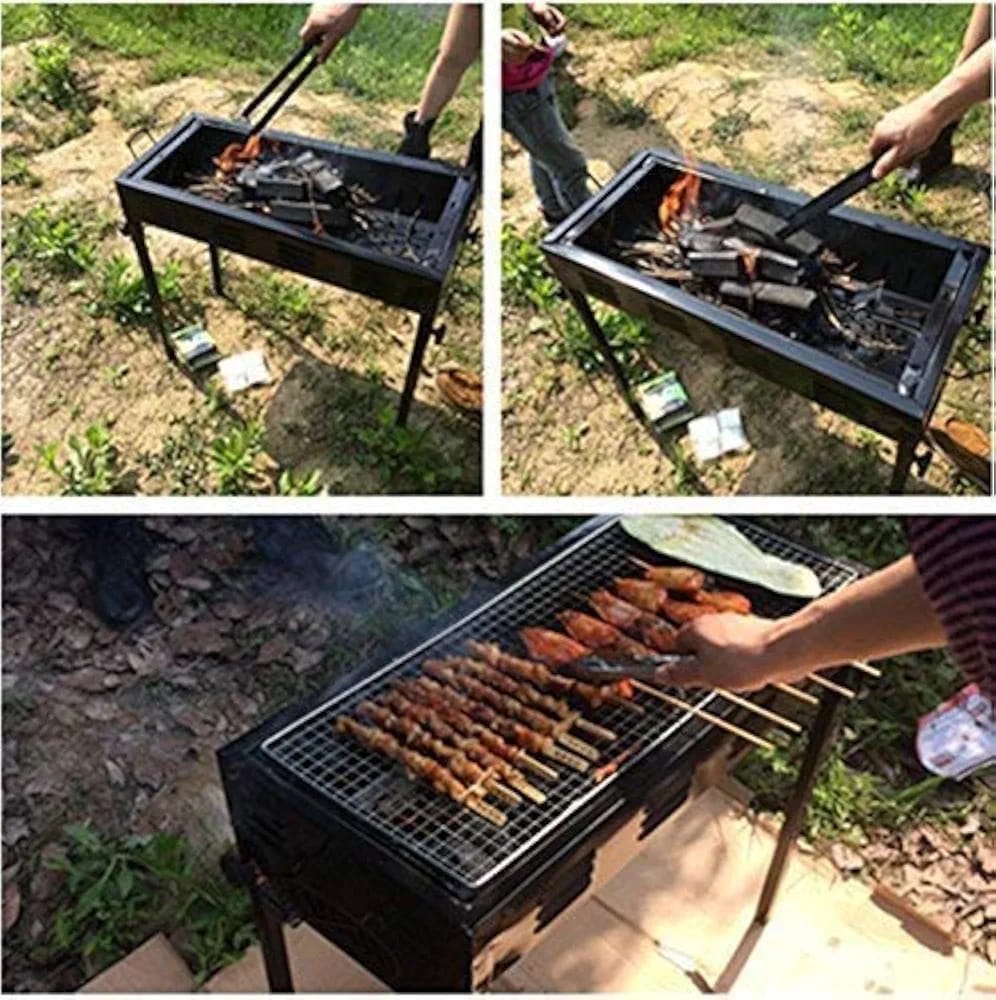 MS Rectangle Barbeque Grill with Removable Legs — view 3