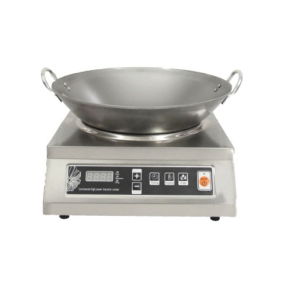 Veratti Full SS Premium Induction - K3 | 3500W | Square | Wok Base (with 40cm Wok) | Switch Model