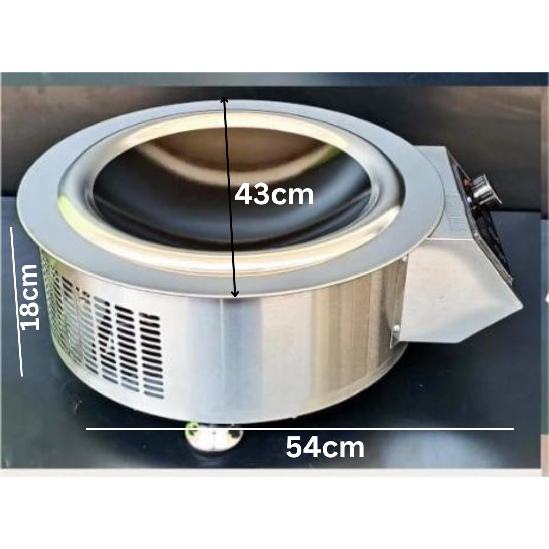 Veratti Full SS Premium Induction - 311(C06) | 3500W | Round |Wok Base | Touchscreen + Knob Model — view 2