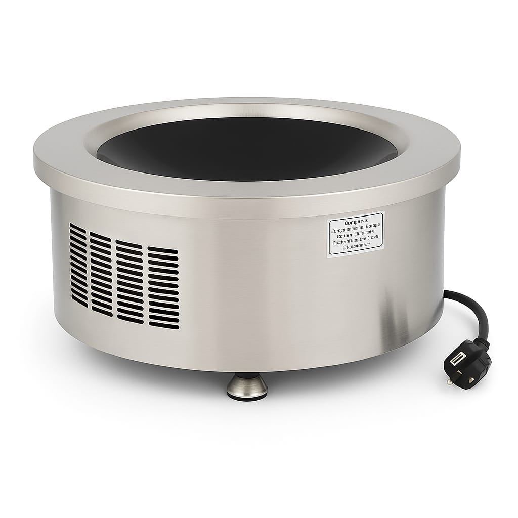 Veratti Full SS Premium Induction - 311(C06) | 3500W | Round |Wok Base | Touchscreen + Knob Model — view 5