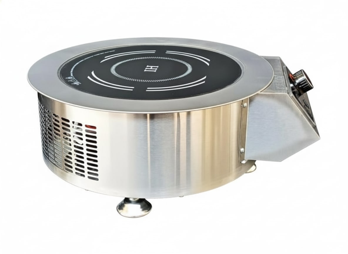 Veratti Full SS Premium Induction- 328(C06) | 3500W | Round | Flat Base | Touchscreen + Knob Model — view 6