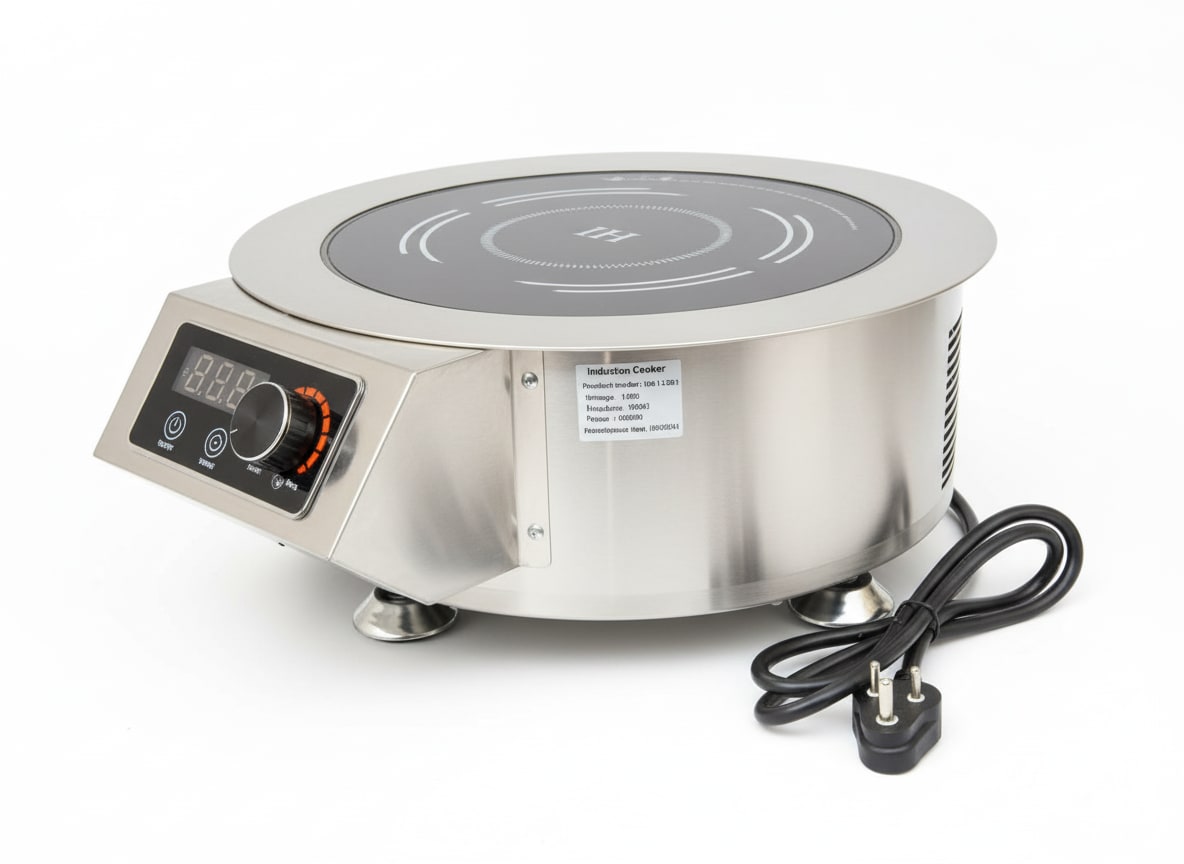Veratti Full SS Premium Induction- 328(C06) | 3500W | Round | Flat Base | Touchscreen + Knob Model — view 7