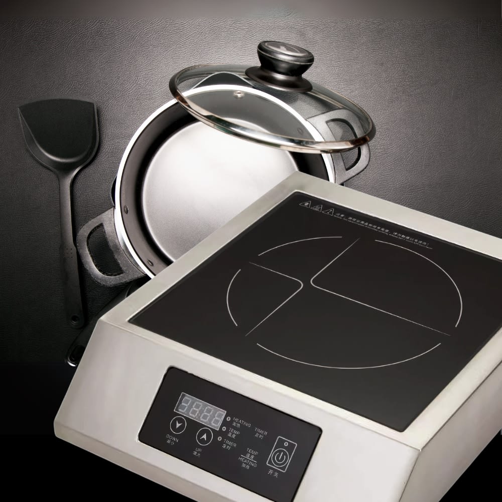 Veratti Full SS Premium Induction - CM1Y | 3500W | Square | Flat Base | Touchscreen Model — view 6