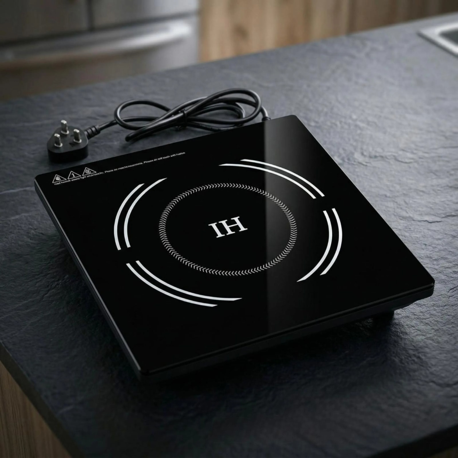 Veratti Full Black Body Induction - 300(C06) | 2500W | Square | Flat Base | Removable Adapter & Touchscreen + Knob Model — view 7