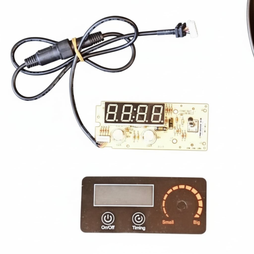 Spares for Veratti Full SS Square Shaped Premium Induction 5kW Flat & Wok Base - Lamp Panel with Sticker