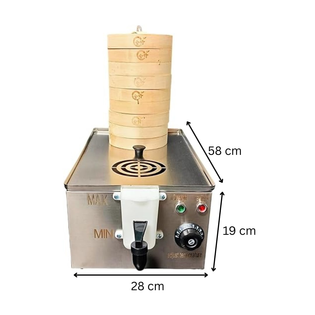 Electric Dimsum Basket Steamer 2 Compartments — view 2