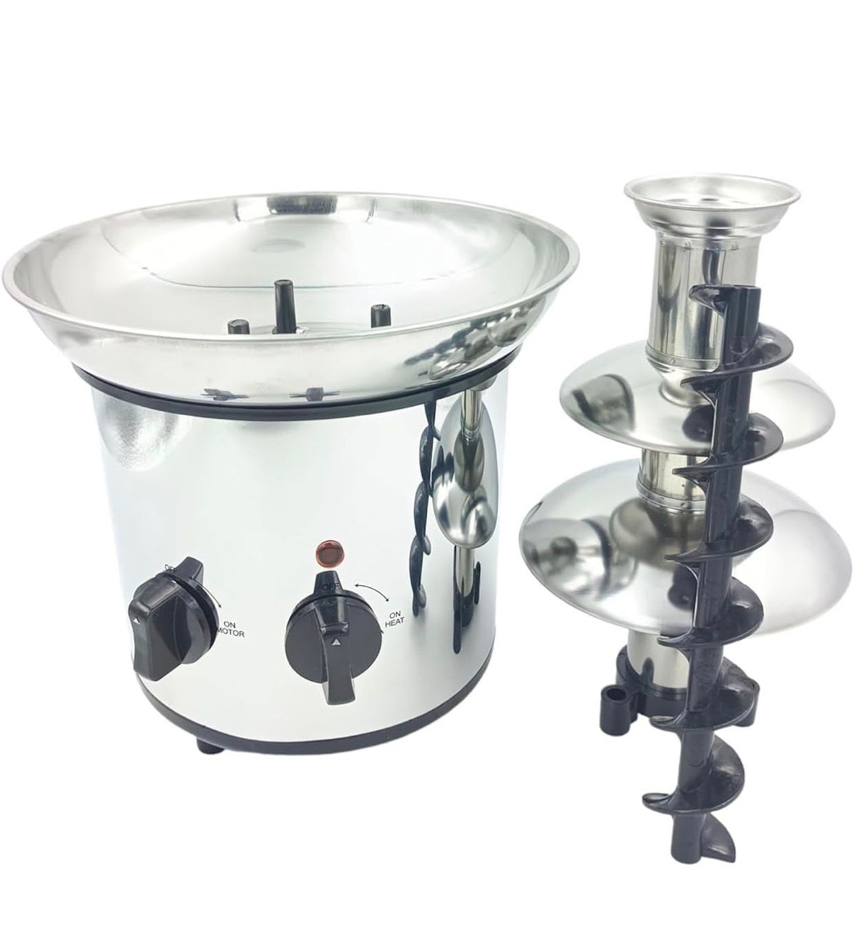 Electric SS Body Chocolate Fountain 3 Layers 40cm — view 4