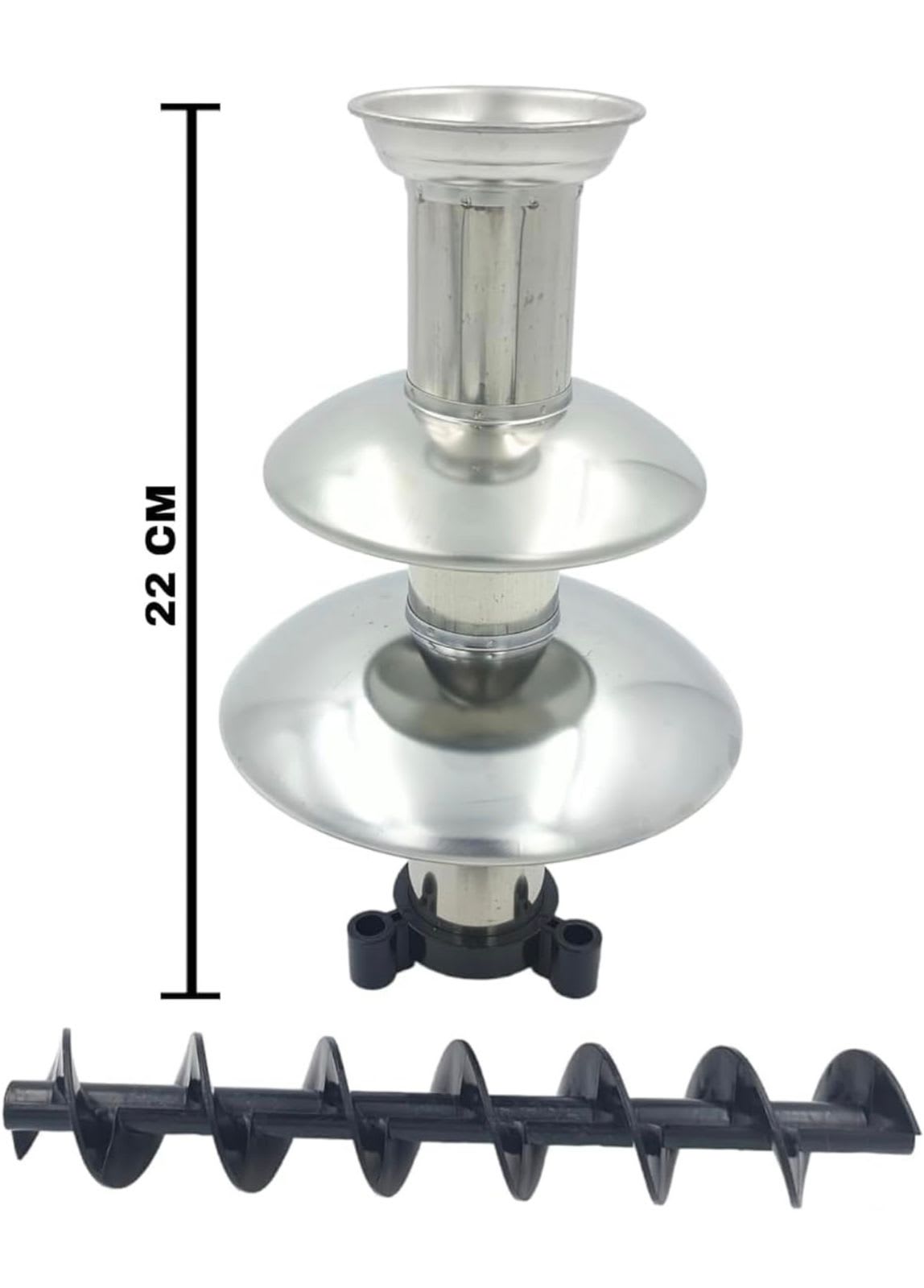 Electric SS Body Chocolate Fountain 3 Layers 40cm — view 5