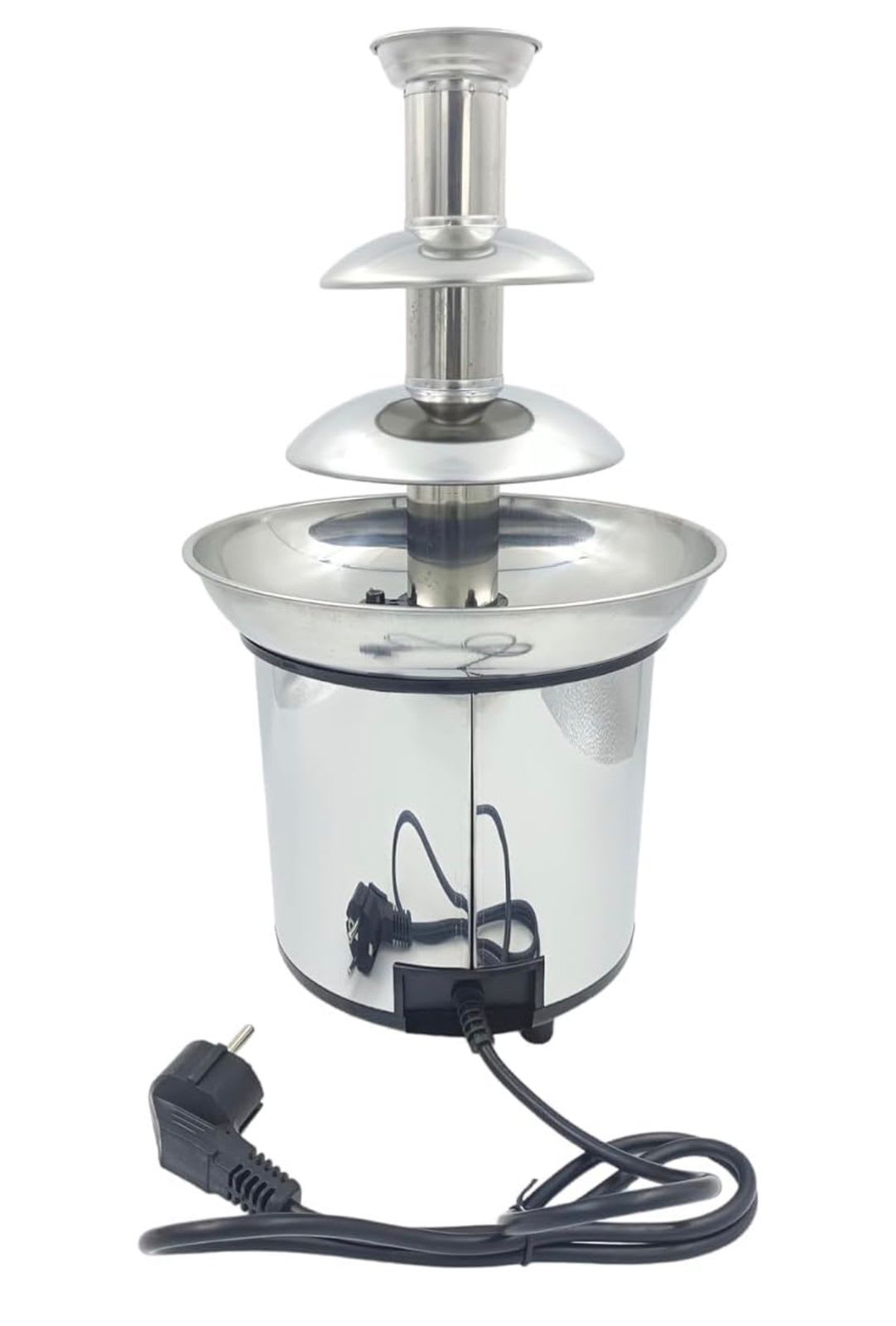 Electric SS Body Chocolate Fountain 3 Layers 40cm — view 9