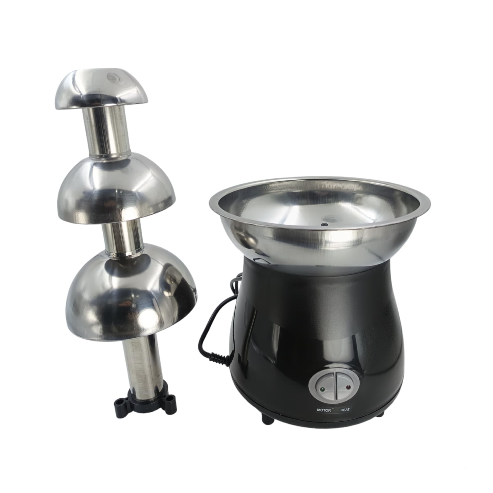 Electric Fibre Black Body Chocolate Fountain 3 Layers 56cm — view 5