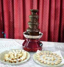 Electric SS Red Body Chocolate Fountain 5 Layers 62cm — view 4