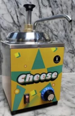 Electric SS Choco/Cheese Warmer with Pump Dispenser - Heavy — view 6
