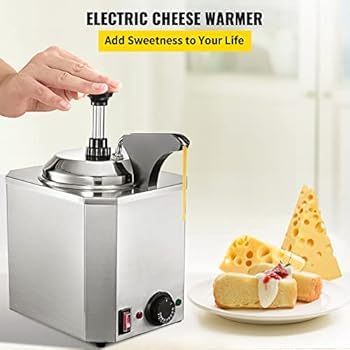 Electric SS Choco/Cheese Warmer with Pump Dispenser - Super Heavy — view 3