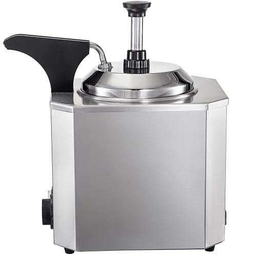 Electric SS Choco/Cheese Warmer with Pump Dispenser - Super Heavy — view 9