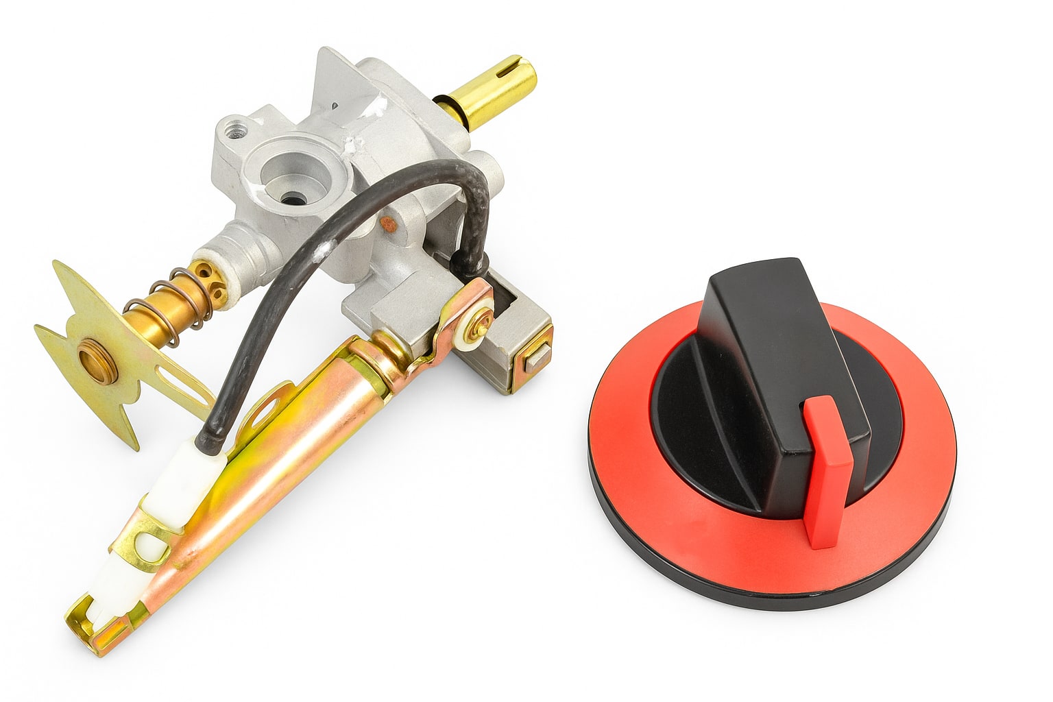 Spares for Gas Charcoal Lava Grill + Gas Griddle Tawa Plate Big + Gas Shawarma Machine - Valve + Knob — view 3