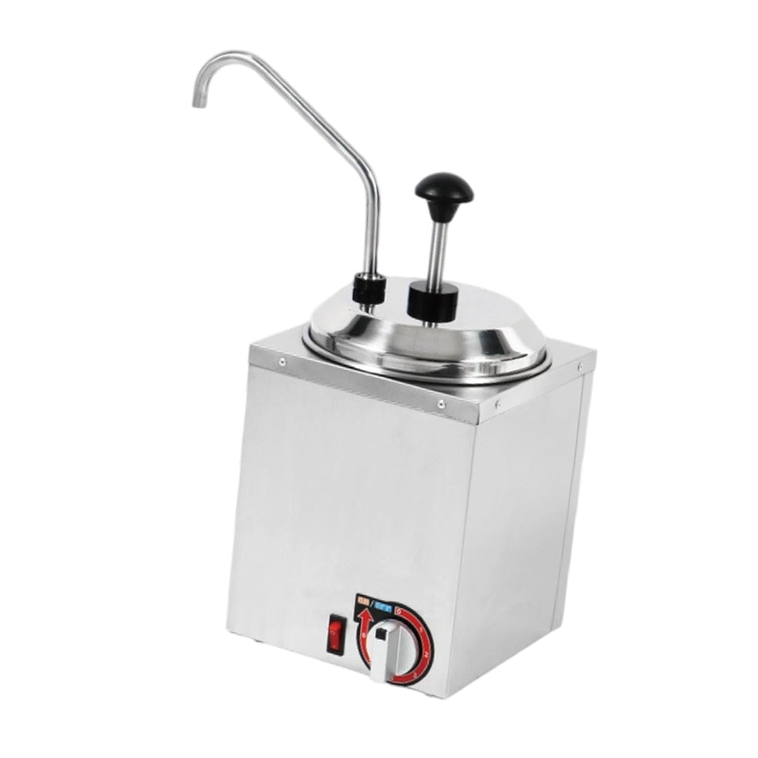 Electric SS Choco/Cheese Warmer with SS Pump Dispenser — view 7