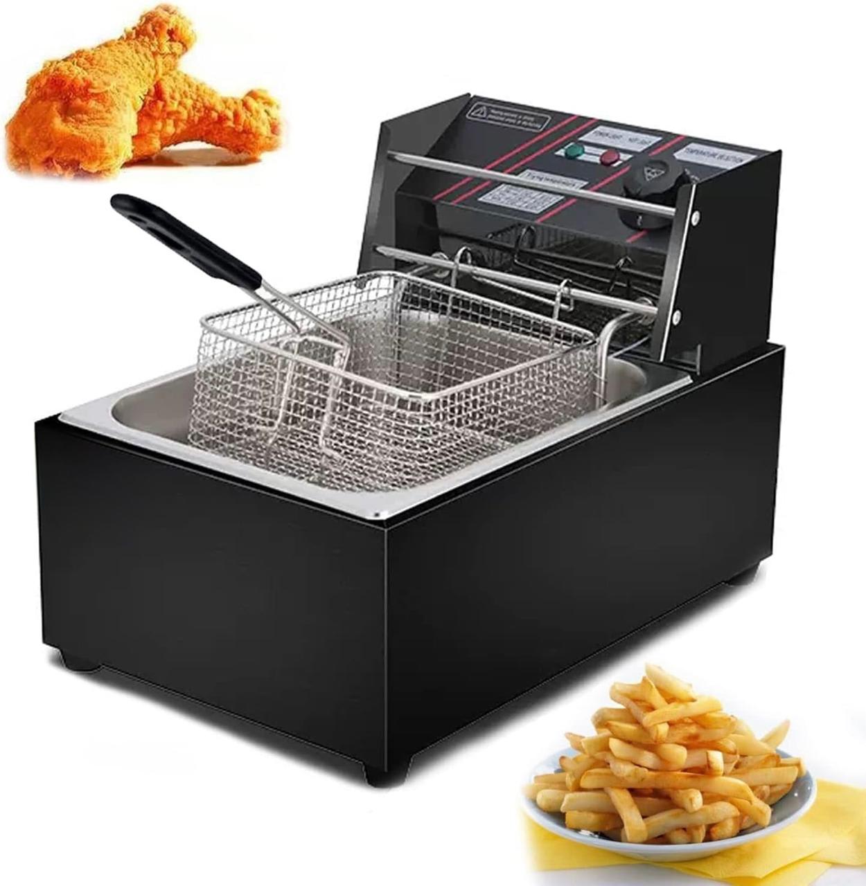 Electric Deep Fryer 8L - Black Body — view 3