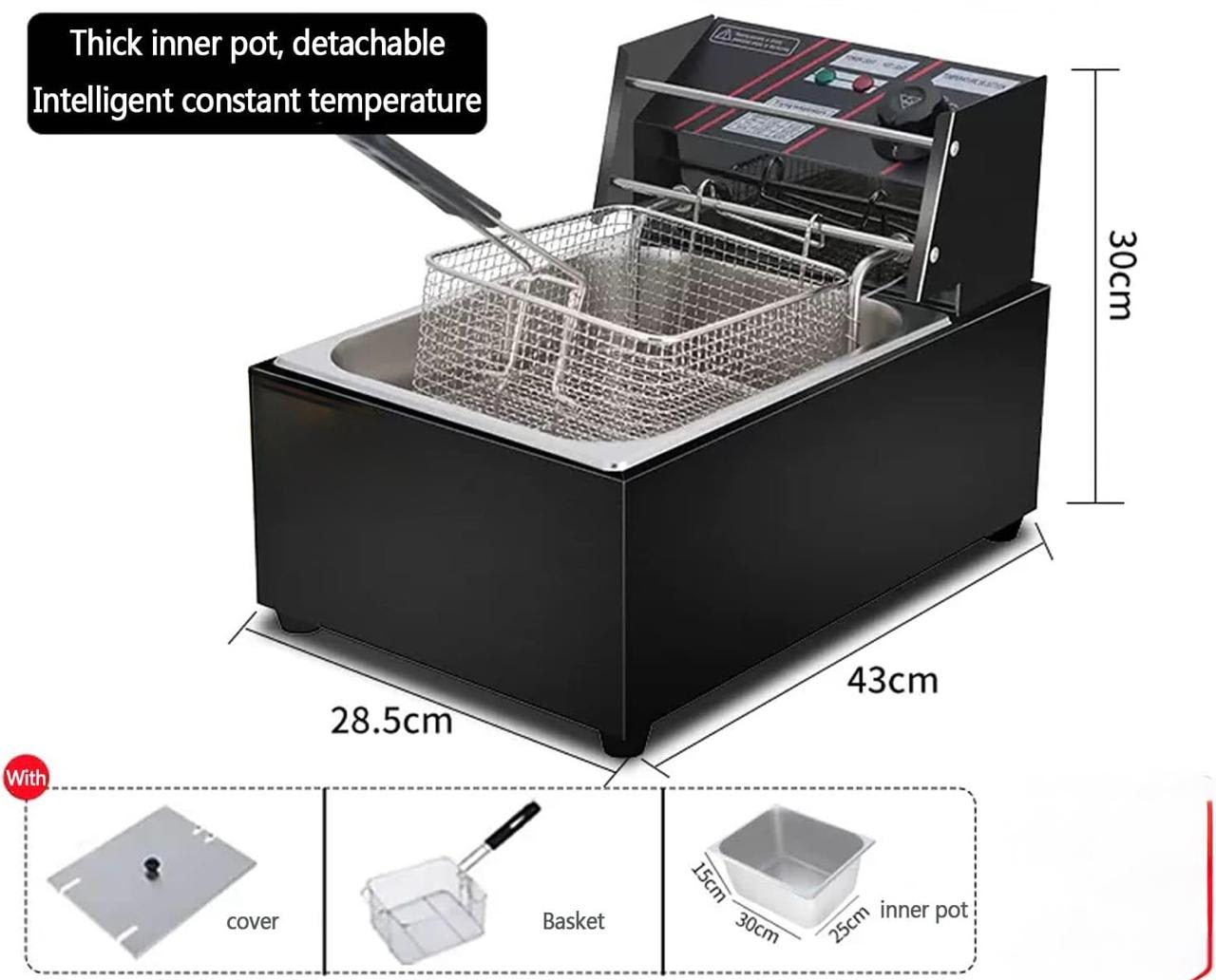 Electric Deep Fryer 8L - Black Body — view 6