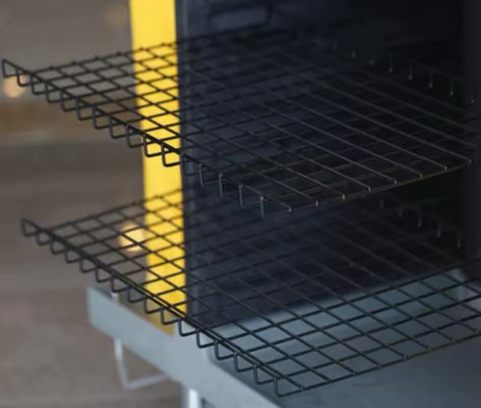 ABS Fibre Housekeeping Trolley - Full Size with Two Sided Yellow Bags — view 5