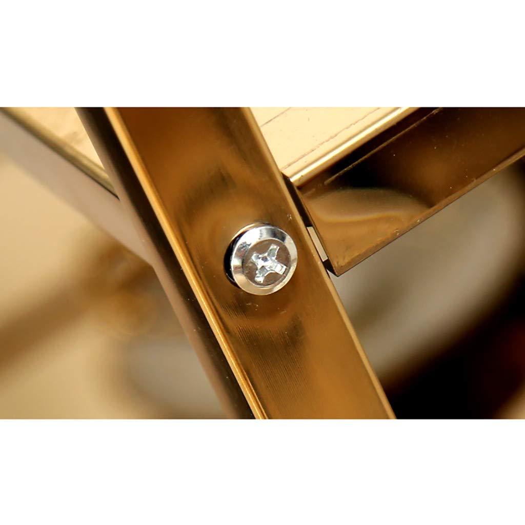 Golden Premium Rectangle 3 Layer Service Trolley — view 7