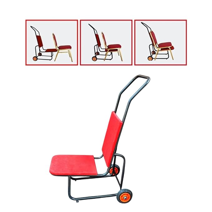 MS Handle Heavy Chair Stack Trolley — view 4