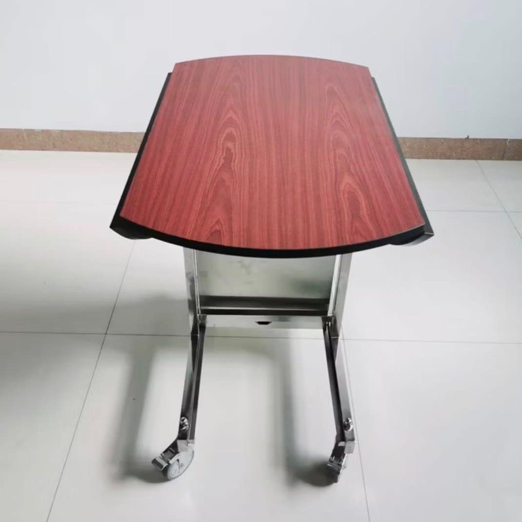 Food Warmer Trolley with SS 2 Layer Electric Hot Box Cabinet — view 5