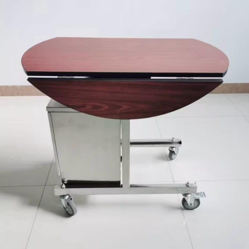 Food Warmer Trolley with SS 2 Layer Electric Hot Box Cabinet — view 7