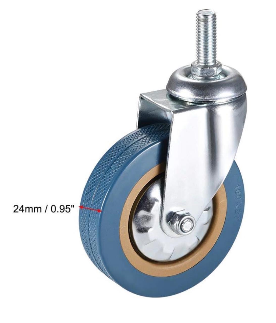 Spares for Laundry Trolley - Wheel without Brake — view 3