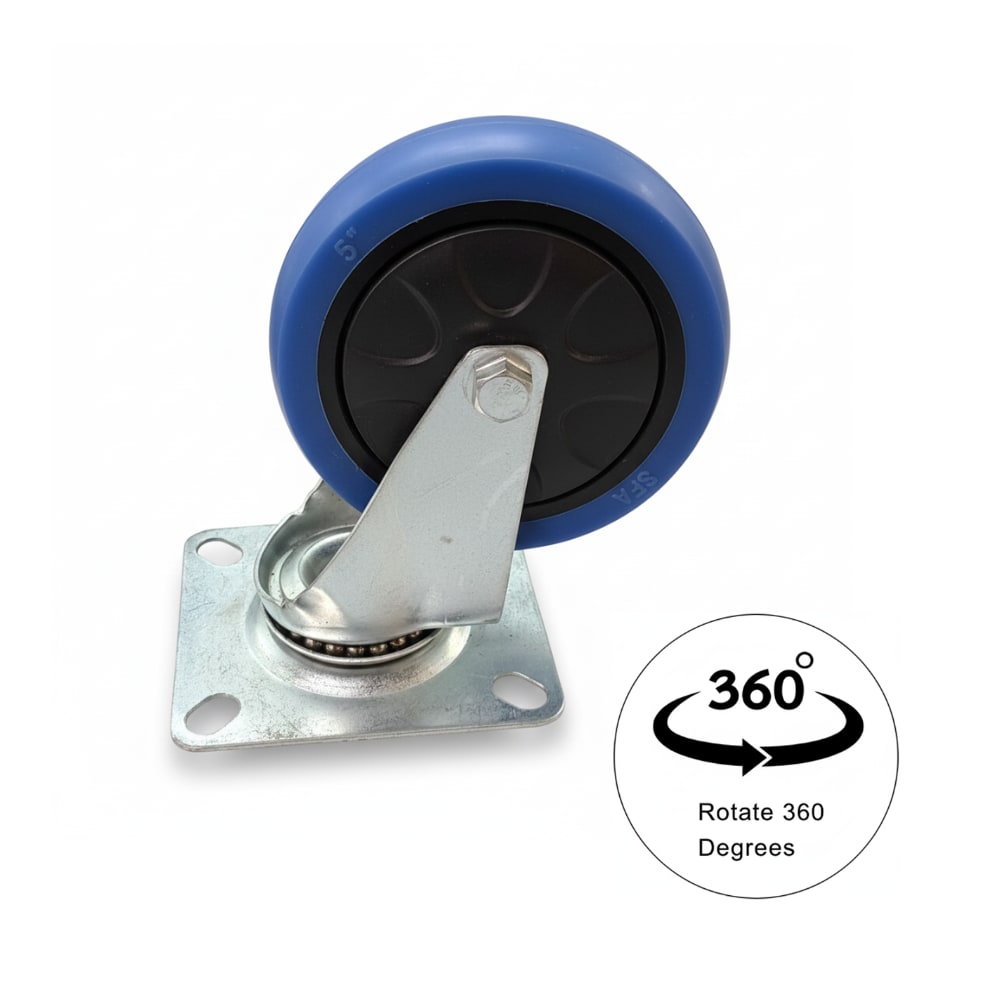 Spares for Fiber Blue Cart Luggage Trolley - 360° Rotating Wheel — view 2