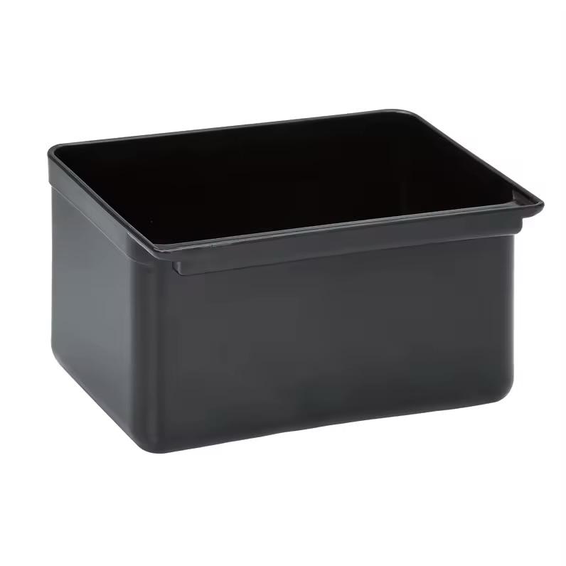 Spares for ABS Plastic Black 3 Layer Service Trolley - Black Plastic Lockable Bin Small