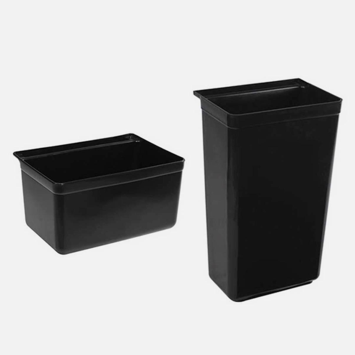 Spares for ABS Plastic Black 3 Layer Service Trolley - Black Plastic Lockable Bin Small — view 5