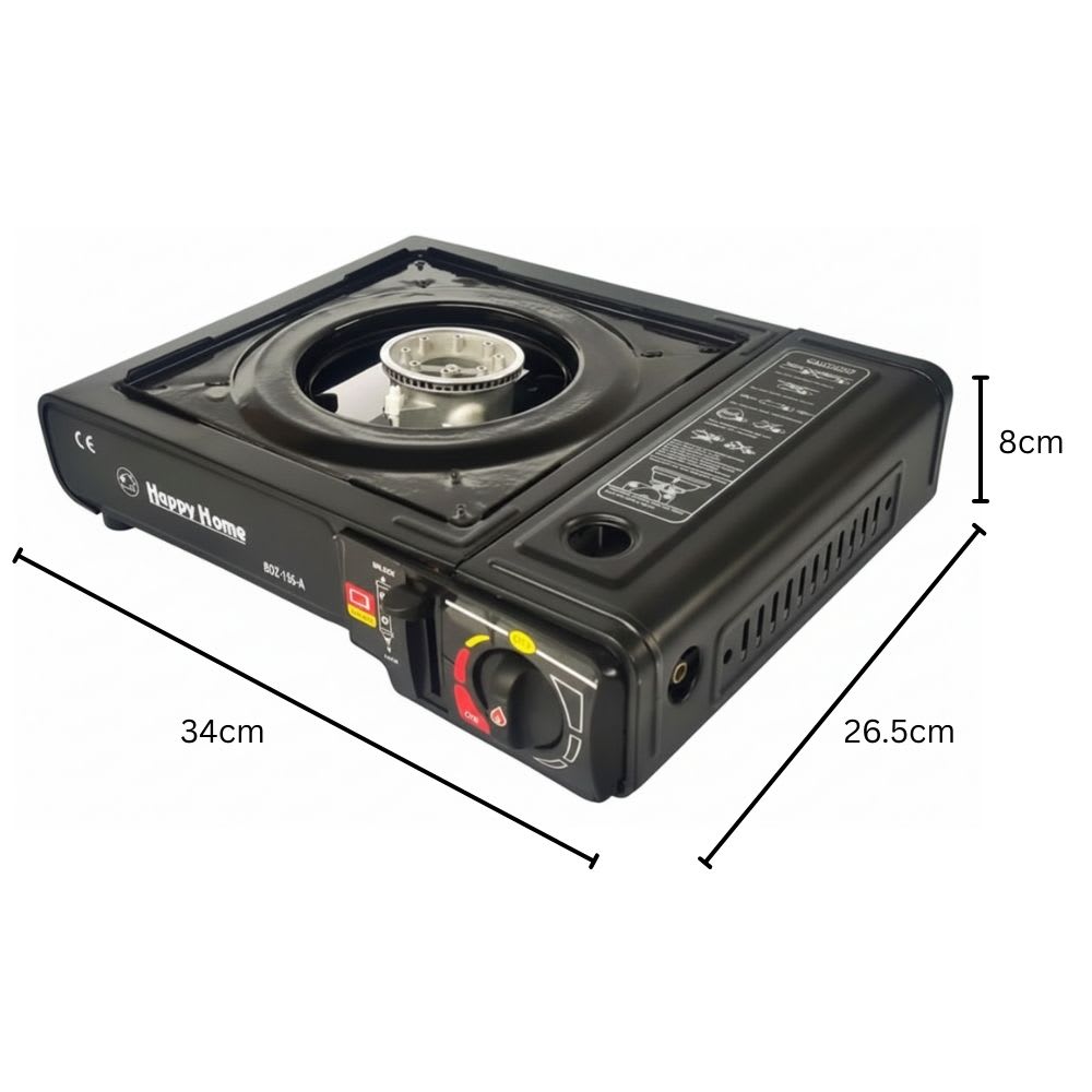 Portable Gas Stove Dual Function with Carry Case - Works in Can & Tank Cylinders — view 2