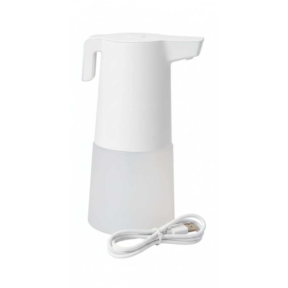 Plastic Automatic Rechargeable Soap Dispenser with Sensor (2 in 1 Battery + Cable) - 300ml — view 7