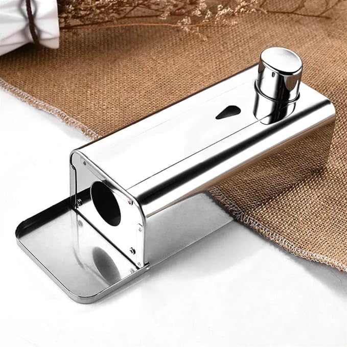 SS Premium Soap Dispenser with Manual Press Function - 250ml Silver — view 6