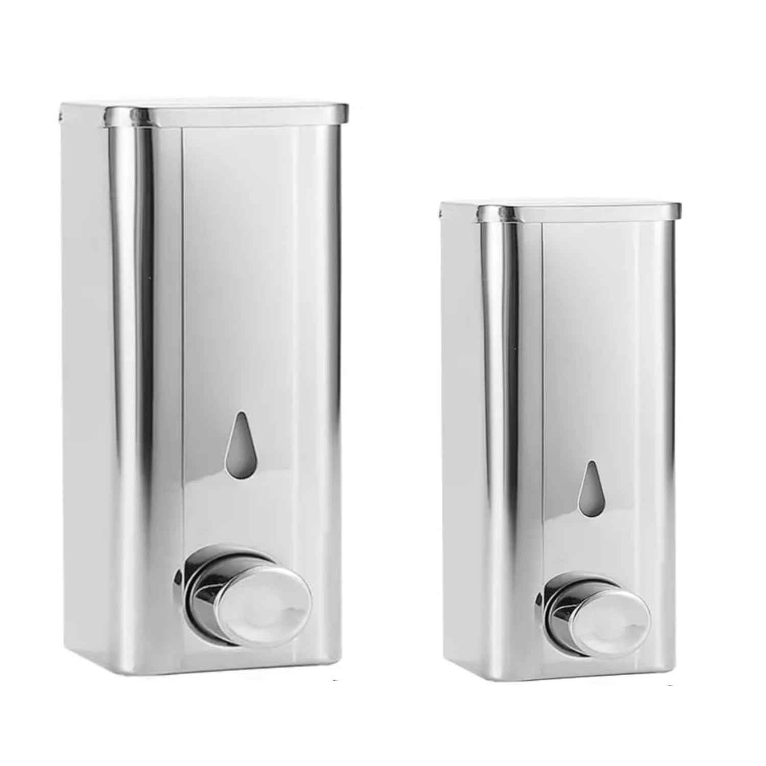 SS Premium Soap Dispenser with Manual Press Function - 250ml Silver — view 7