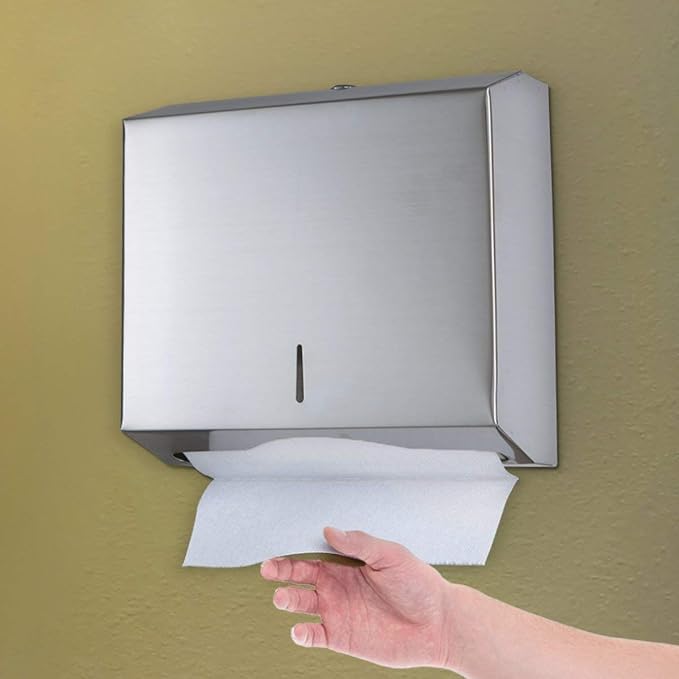 SS Wall Mountable Rectangle Tissue Holder — view 3