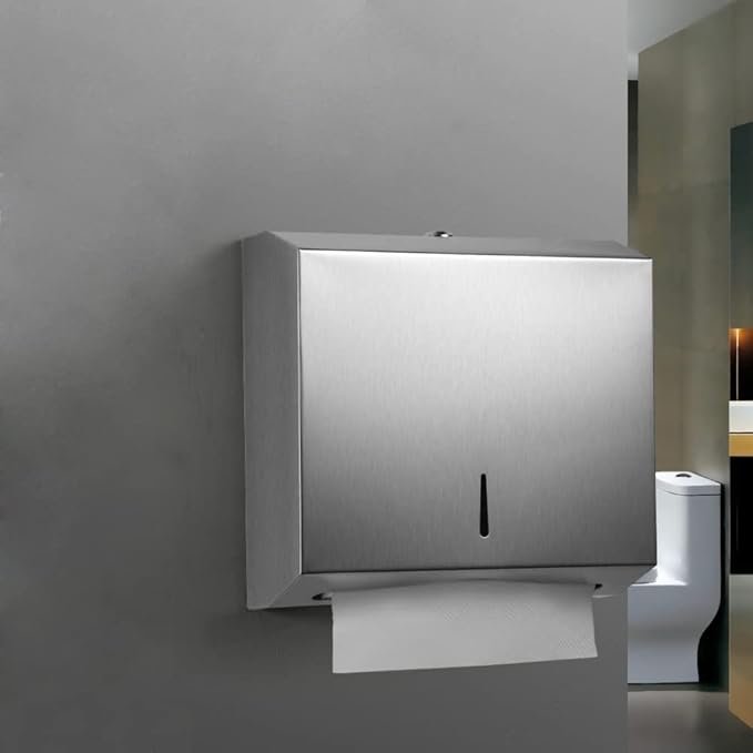 SS Wall Mountable Rectangle Tissue Holder — view 7