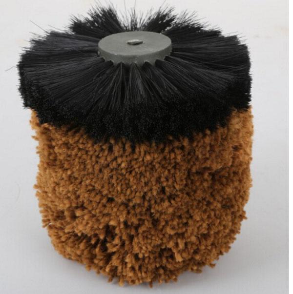 Spares for Electric Shoe Polish Machine - Brush Set (Black + Brown) — view 5