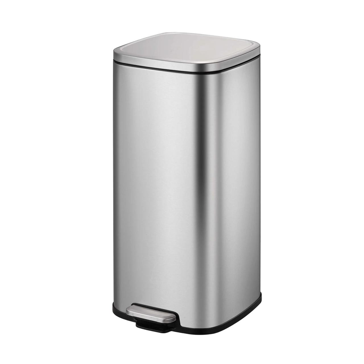 Full SS Dustbin with Pedal & Soft Closing - 30L