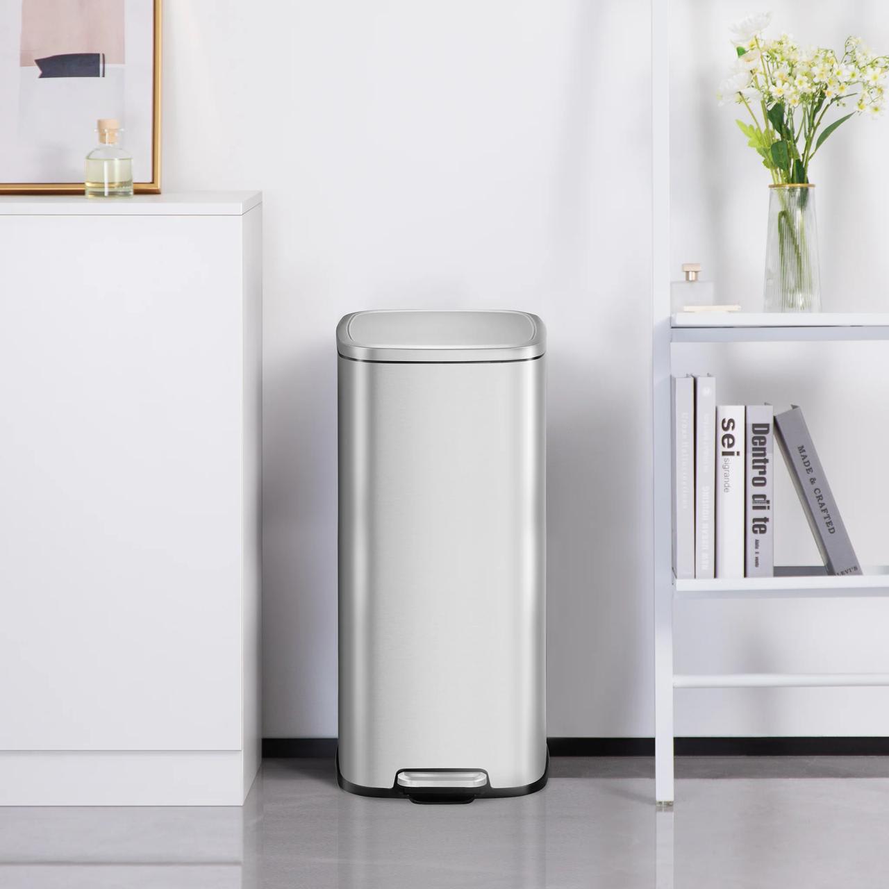 Full SS Dustbin with Pedal & Soft Closing - 30L — view 7