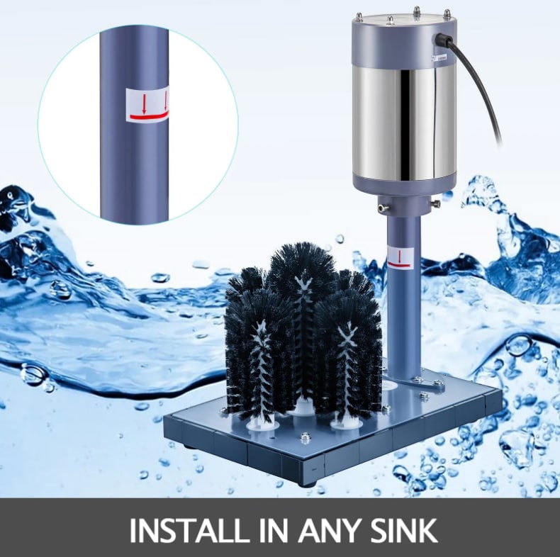 Glass Washing Machine with BLDC Motor — view 4
