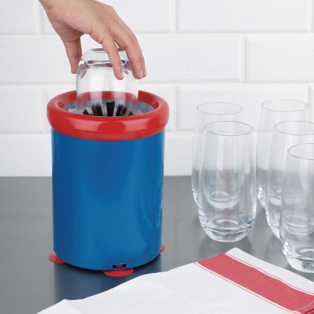 Plastic Portable Round Shaped Glass Washer — view 2