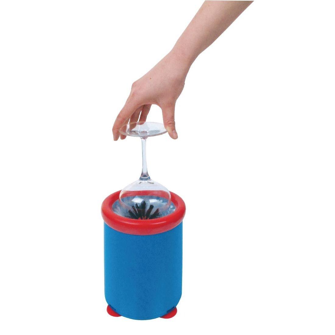 Plastic Portable Round Shaped Glass Washer — view 6